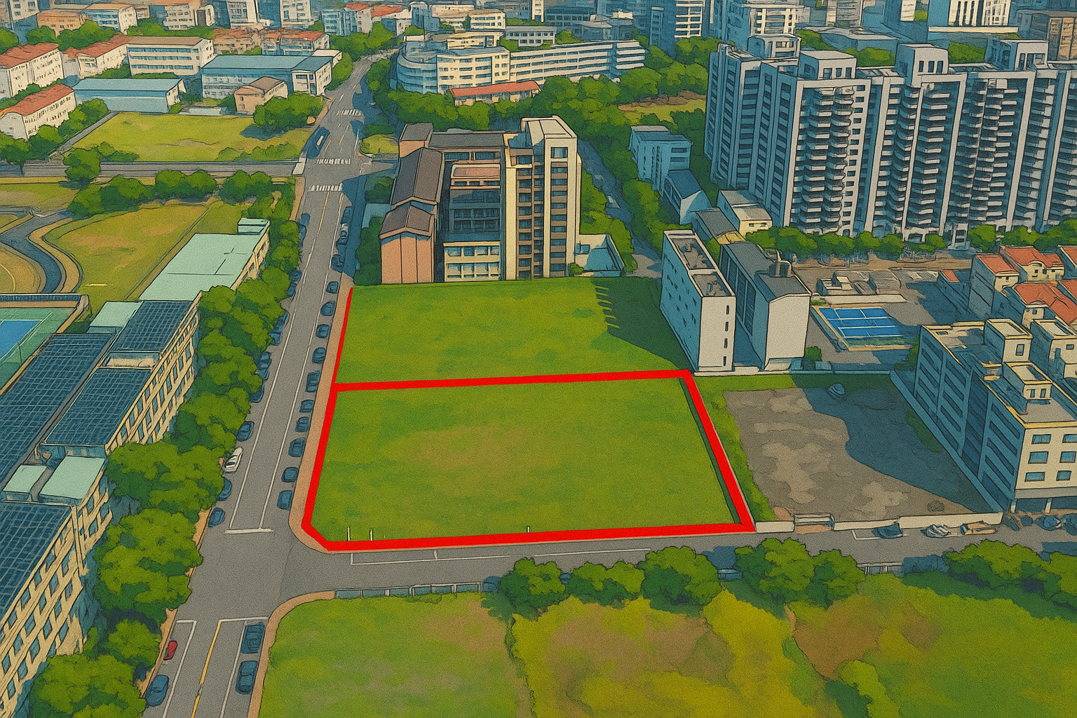 受眾財團矚目！地政局下周標售高雄大學土地 底價近8億起標